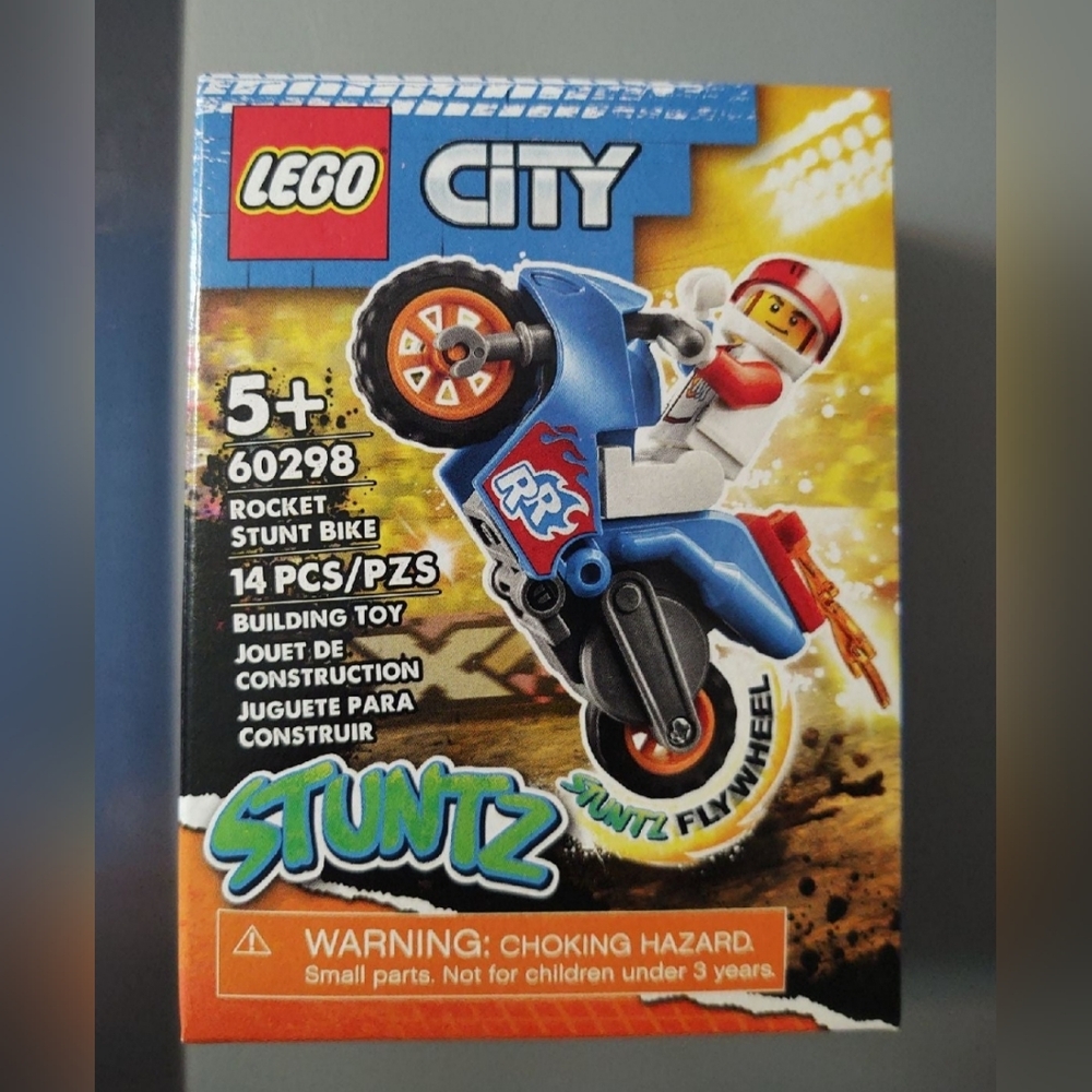 LEGO City Rocket Stunt Bike 60298 NWT Building Toy Set